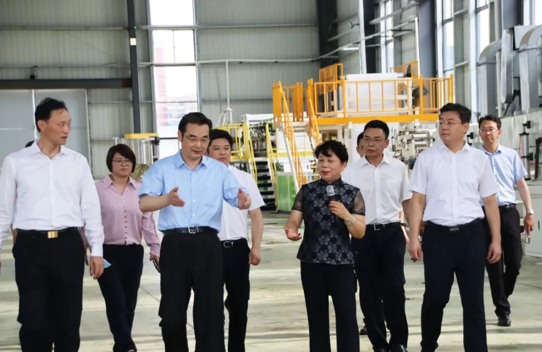 領導關懷 l 淮安市市長史志軍一行蒞臨歐西盾防水考察指導